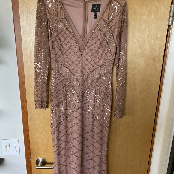 Adrianna Papell Beaded Gown - Picture 2 of 6